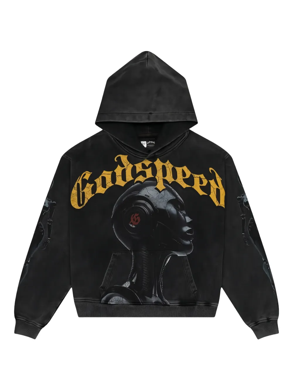 GODSPEED Alexa graphic hoodie | Black | Image 1
