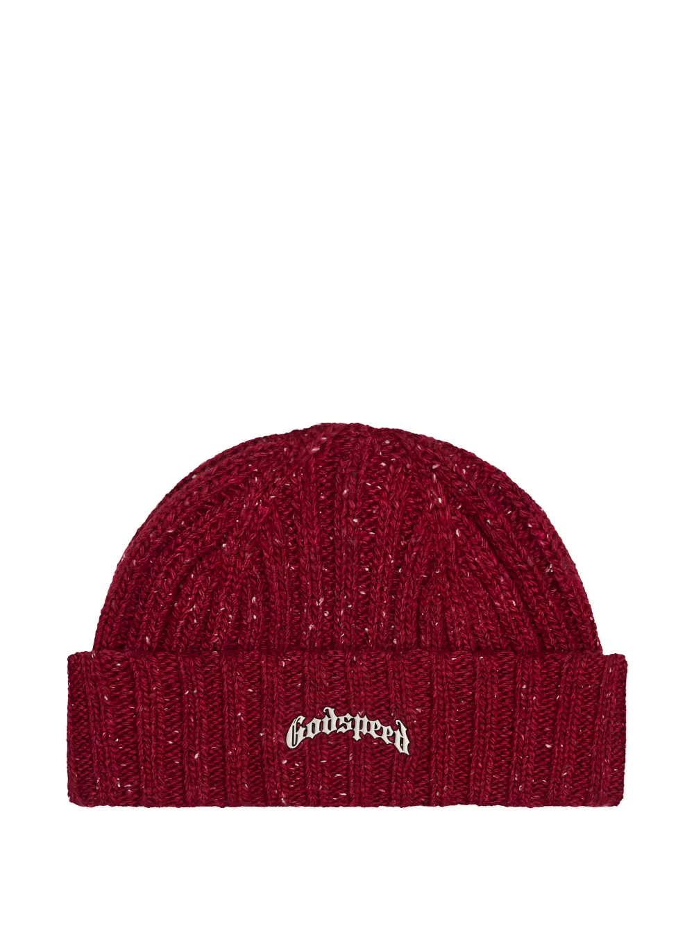 GODSPEED OG logo-emblem beanie hat - Rosso