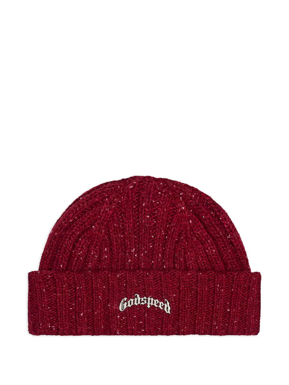 GODSPEED OG logo-emblem beanie hat - Rosso