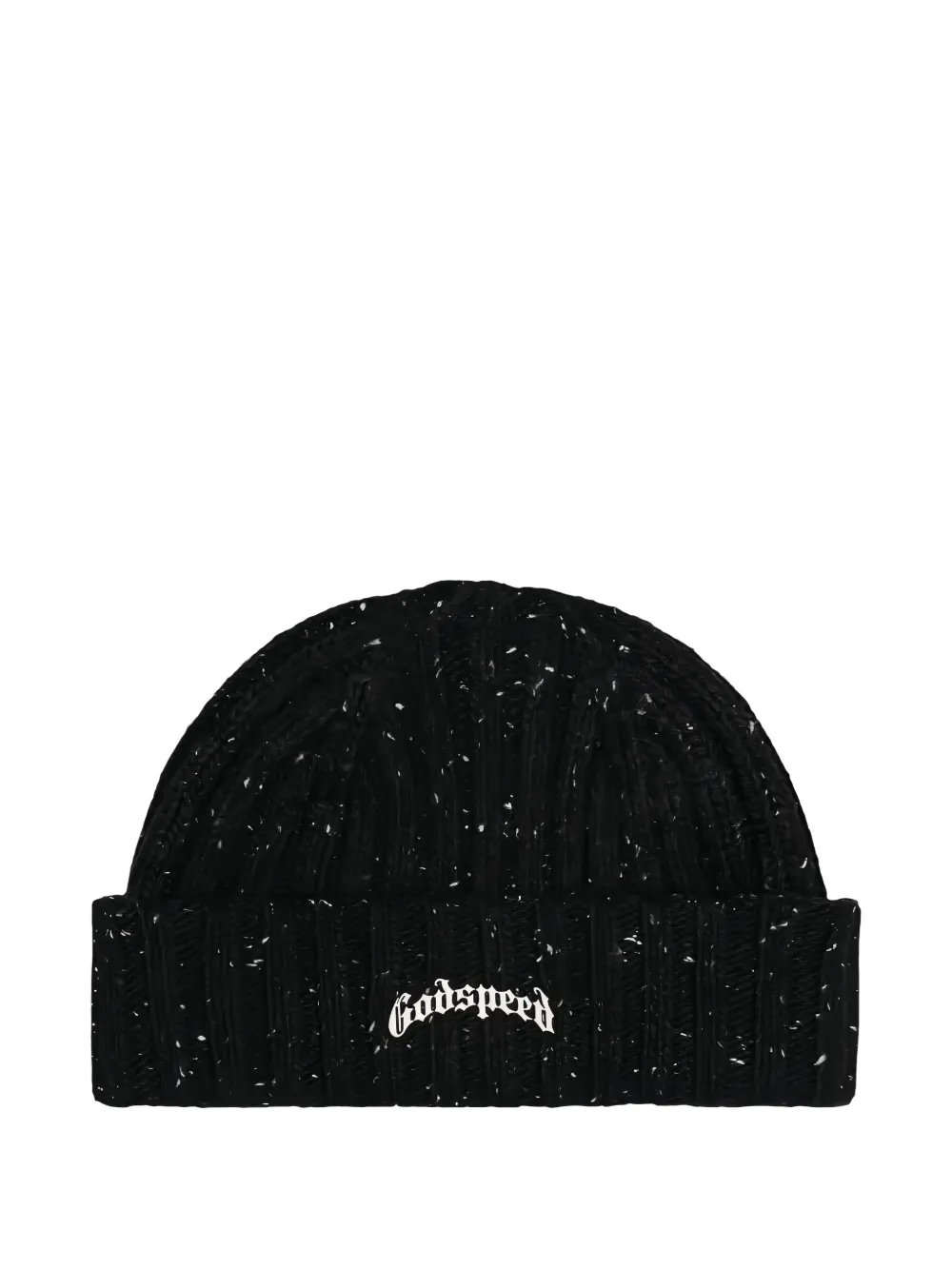 GODSPEED OG logo-emblem beanie hat | Black | Image 1