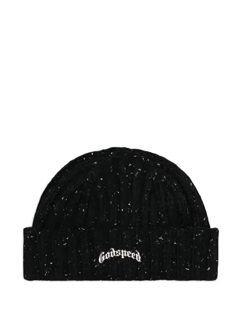 GODSPEED OG logo-emblem beanie hat