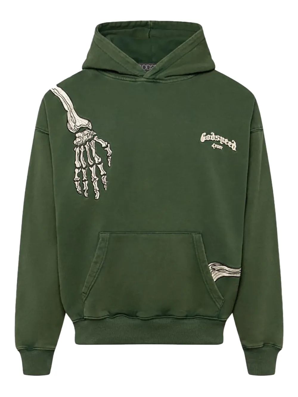 GODSPEED R.O.D skeleton hoodie | Green | Image 1