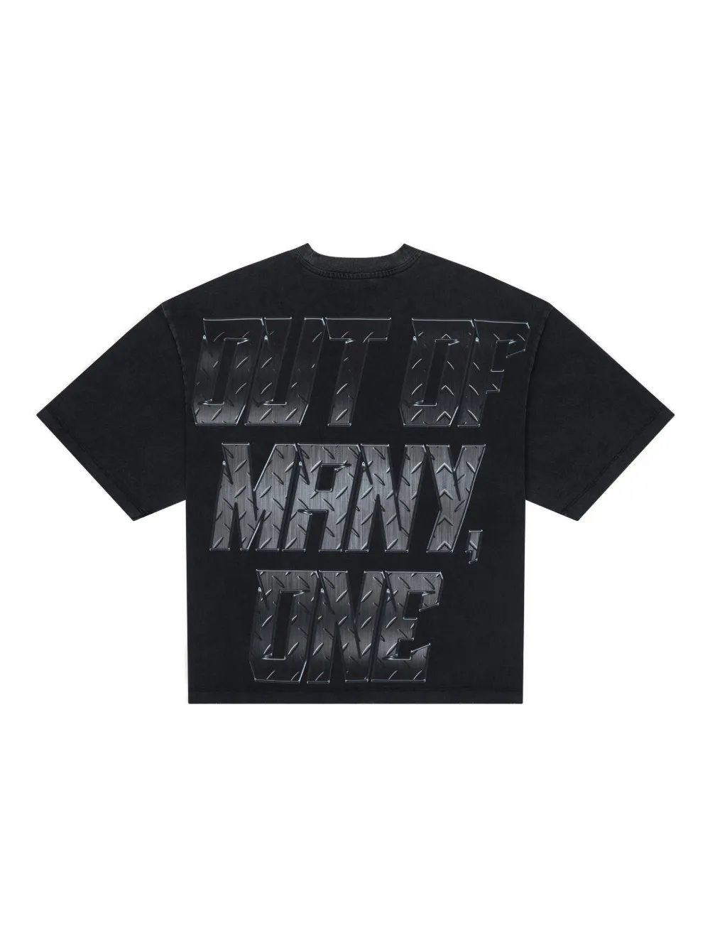 GODSPEED steel sharpens steel T-shirt - Zwart