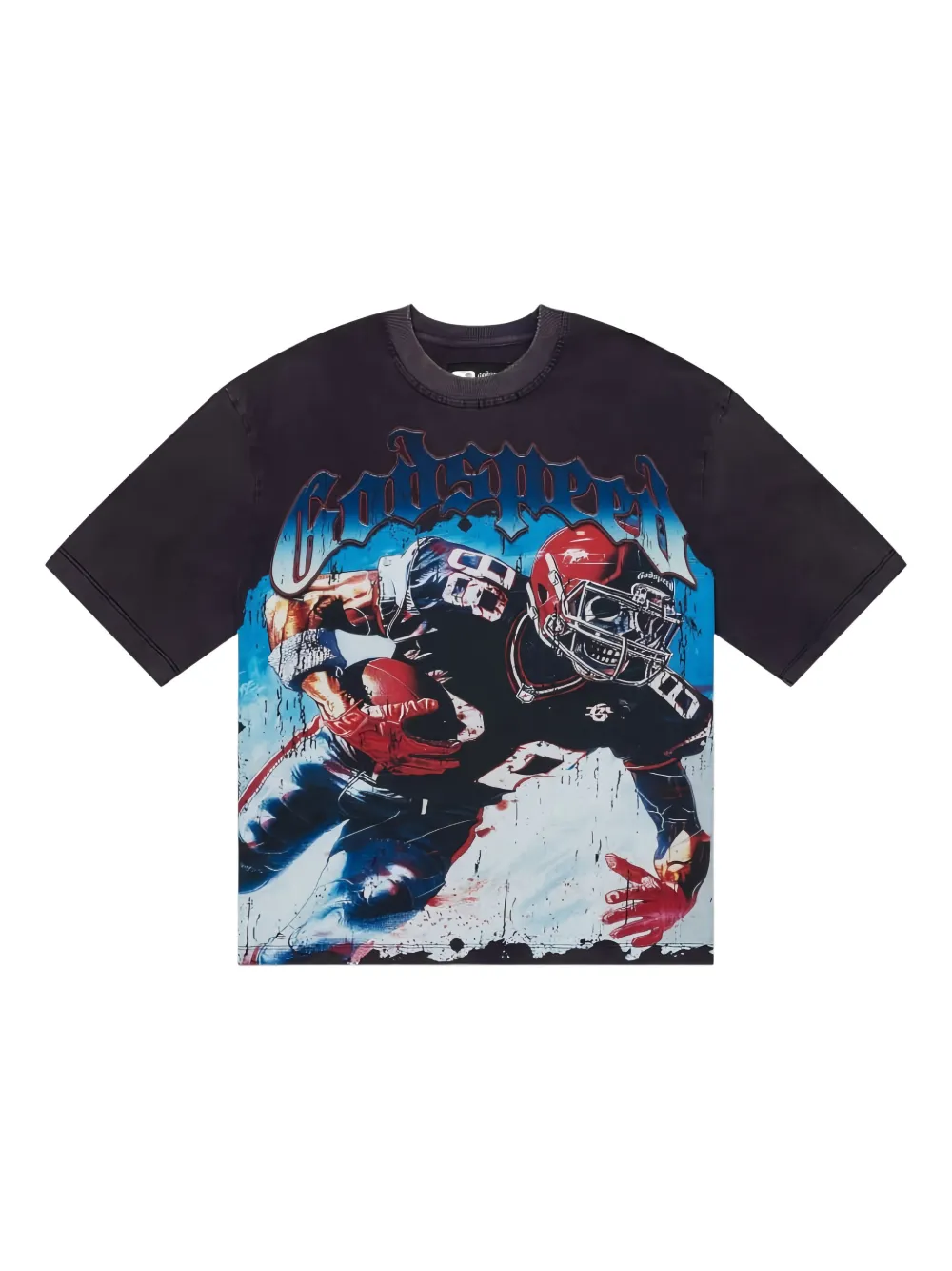 GODSPEED Endzone T-shirt | Blue | Image 1