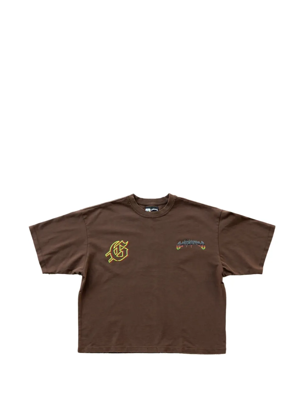 GODSPEED Biker Nation graphic-print T-shirt - Marrone