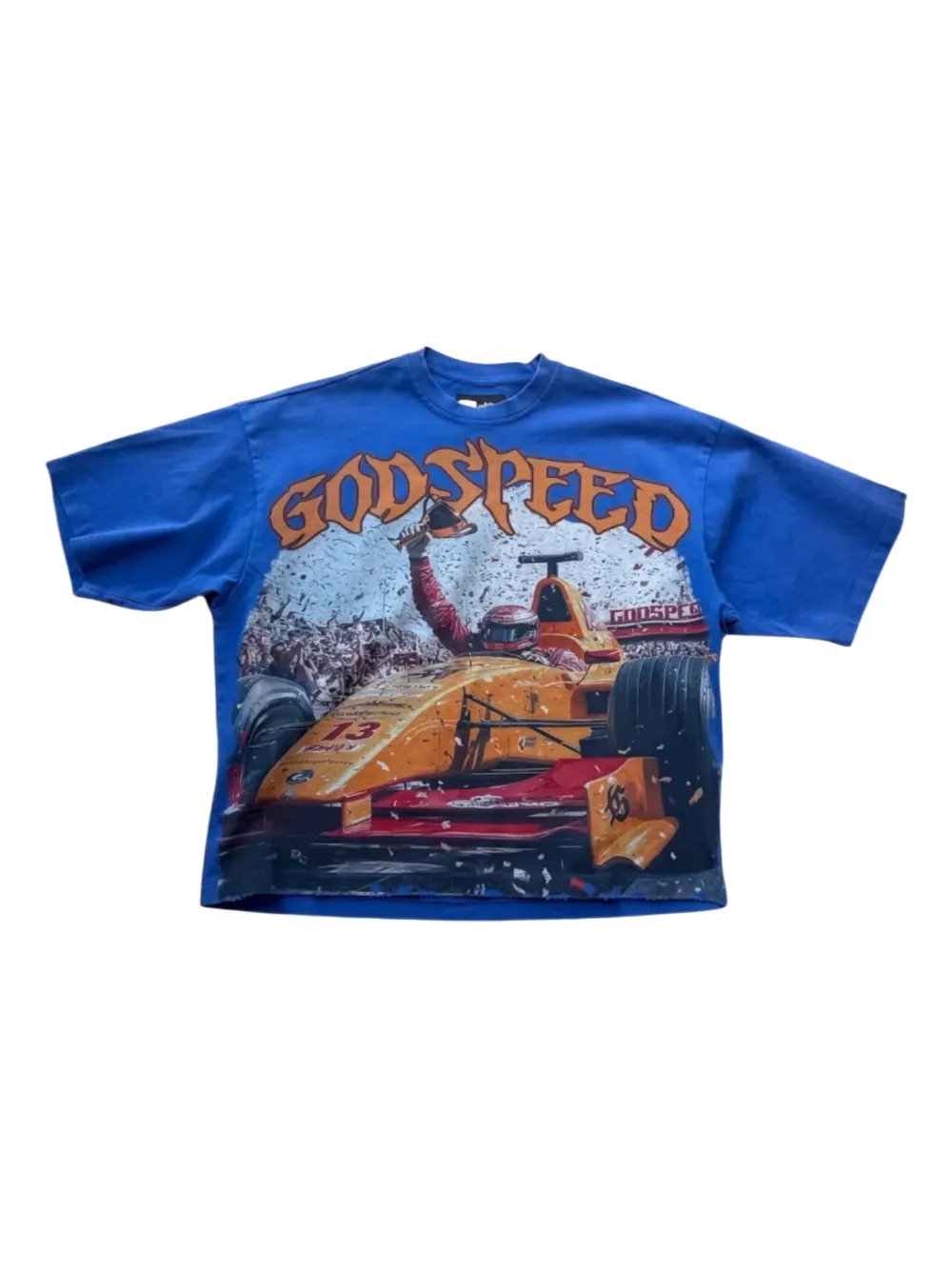 GODSPEED T-shirt F1 Fnishline - Blu