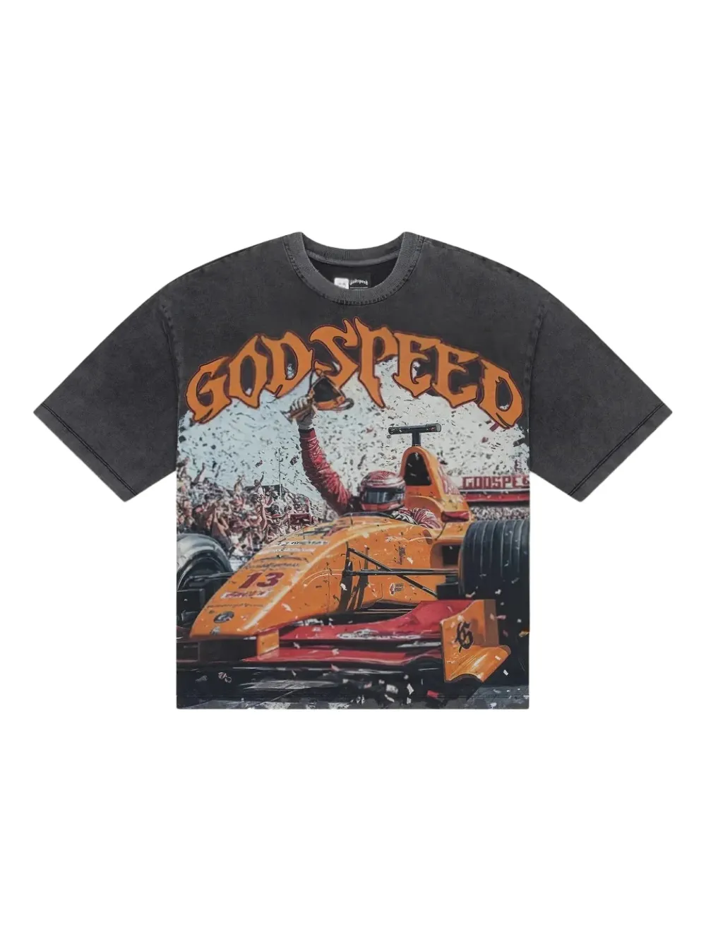 GODSPEED T-shirt F1 Finishline - Nero