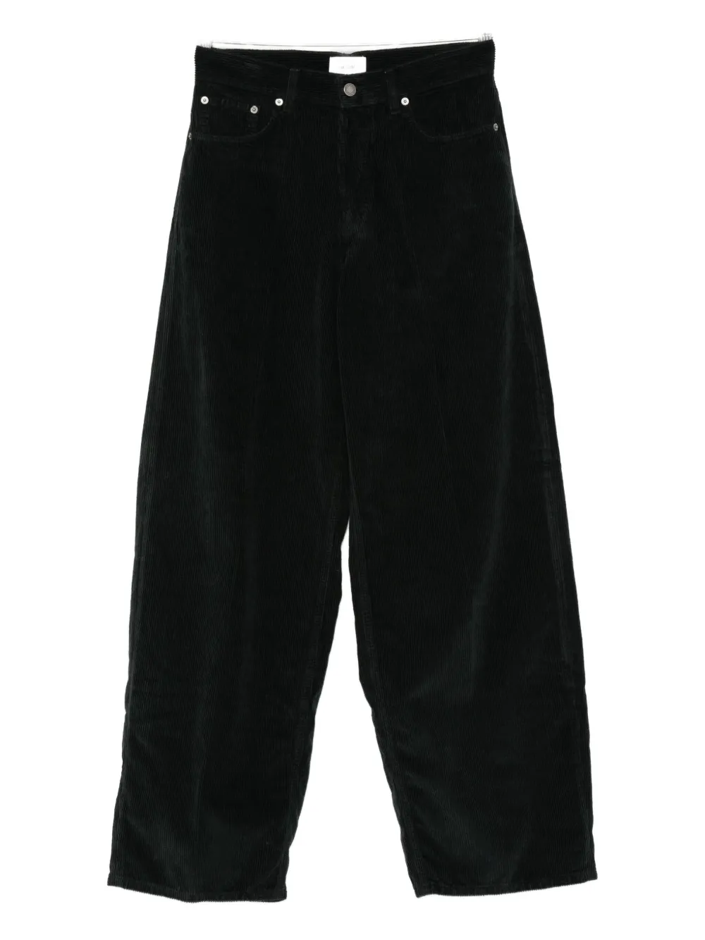 Haikure Ribfluwelen broek Zwart