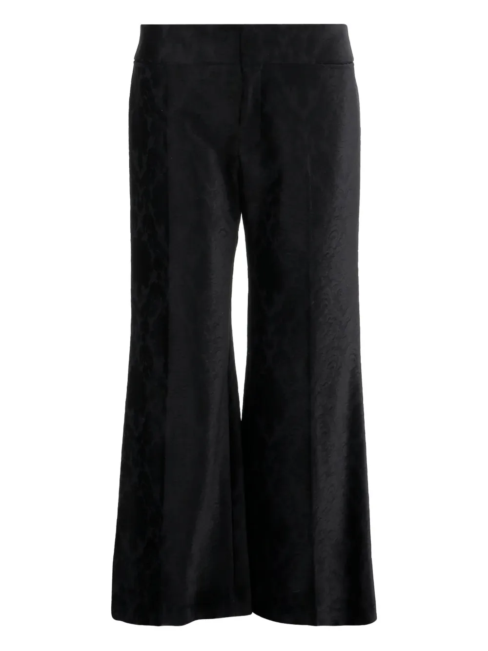 Chloé floral-pattern flared trousers