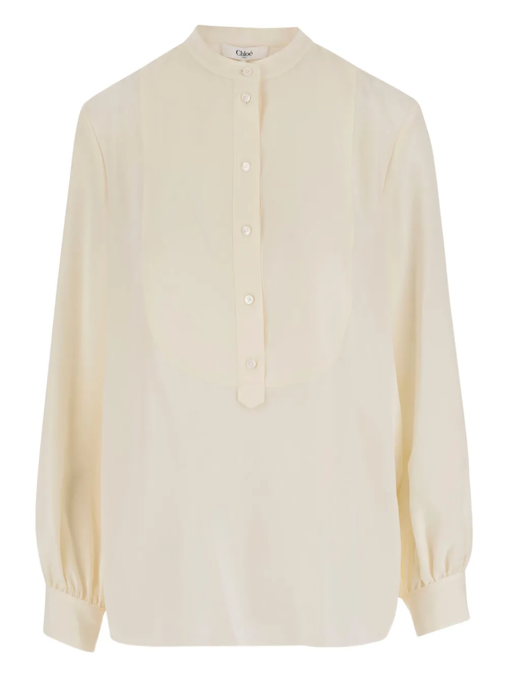 Chloé mandarin-collar button shirt