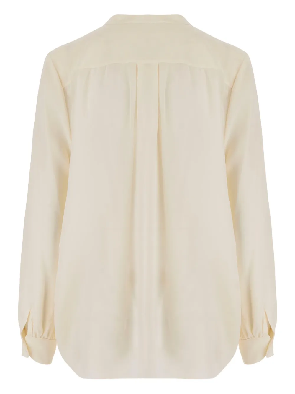 Chloé mandarin-collar button shirt - Beige