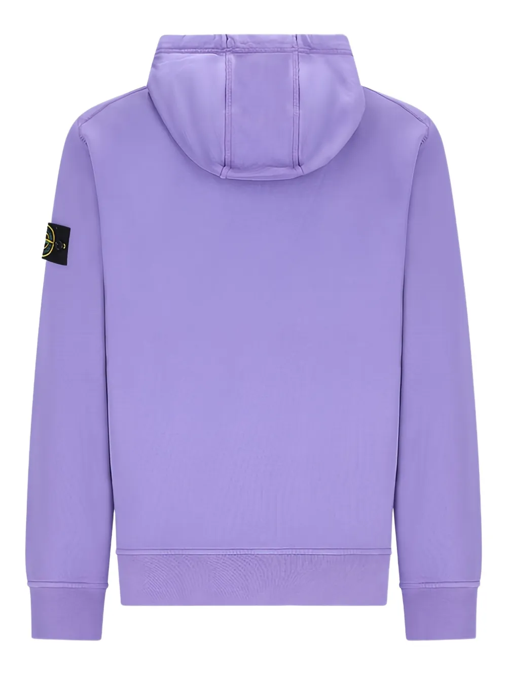 Stone Island patch-pocket hoodie Paars