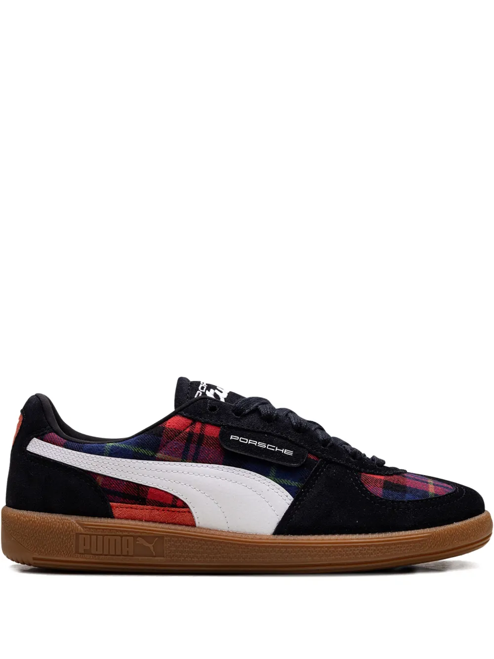 PUMA Porsche Legacy "Palermo Tartan Black Red" sneakers Black White