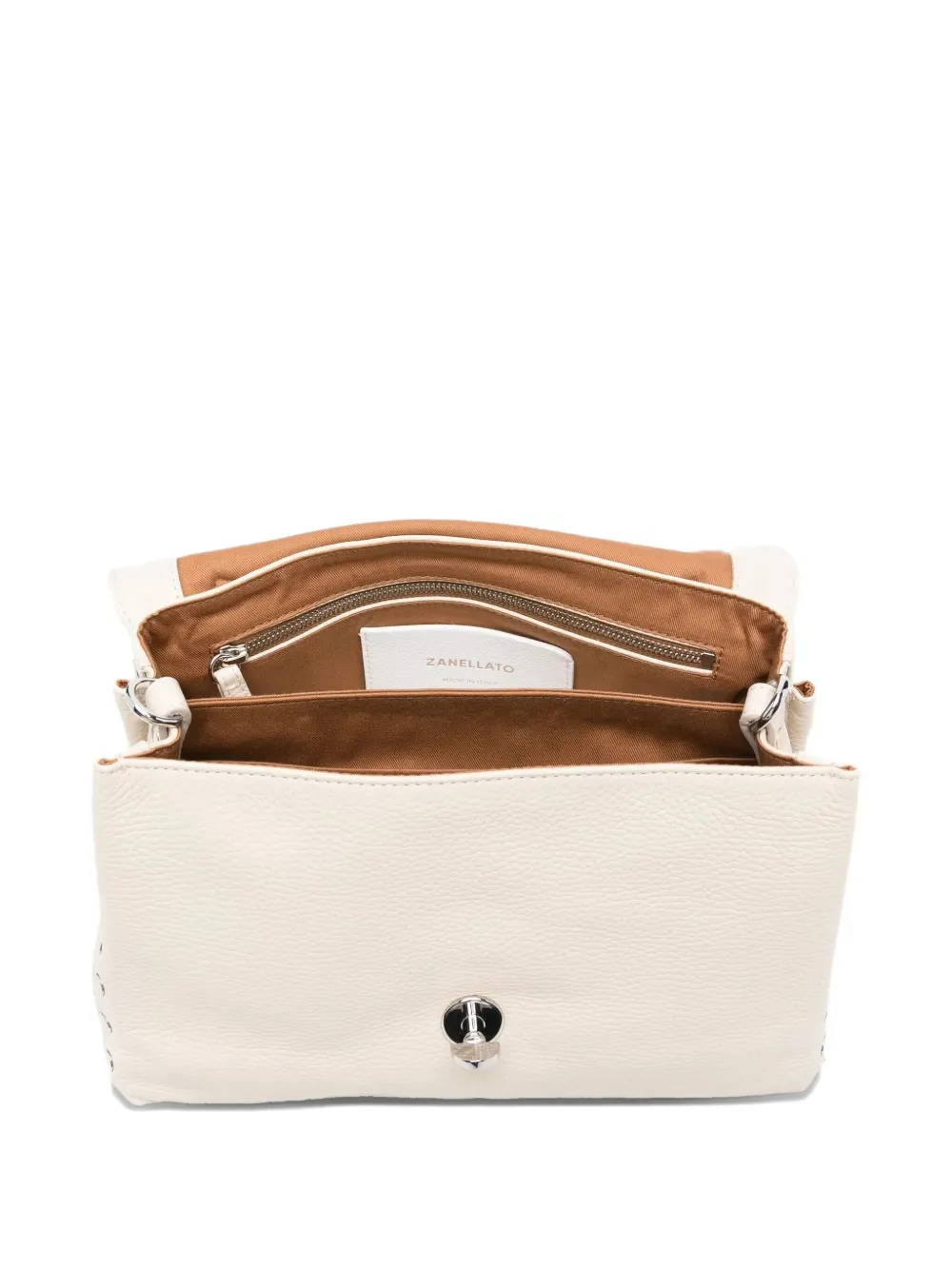 Zanellato Postina Double-clasp Shoulder Bag In Neutral