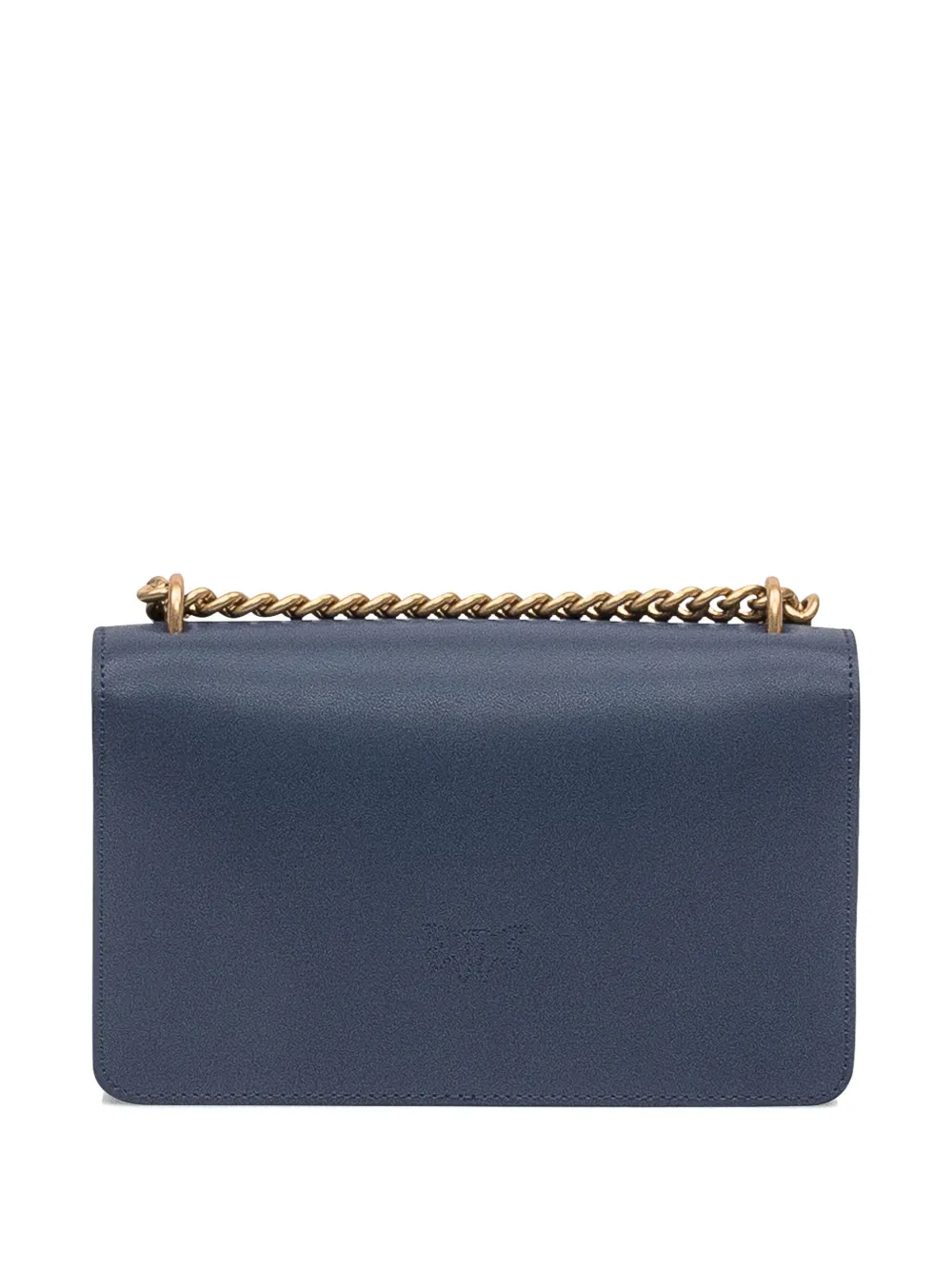 PINKO Love Birds schoudertas met ketting Blauw