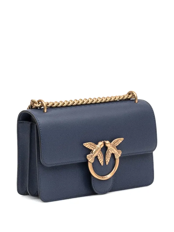 PINKO Borsa a Spalla Love Birds Con Catena Blu FARFETCH IT
