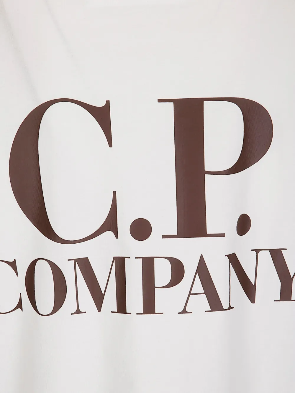 C.P. Company logo-print short-sleeve T-shirt Wit