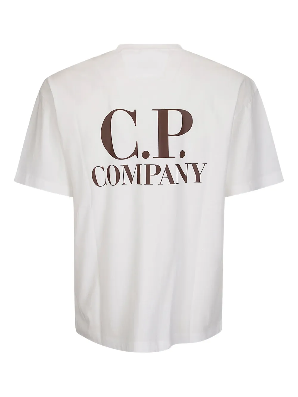 C.P. Company logo-print short-sleeve T-shirt - Wit