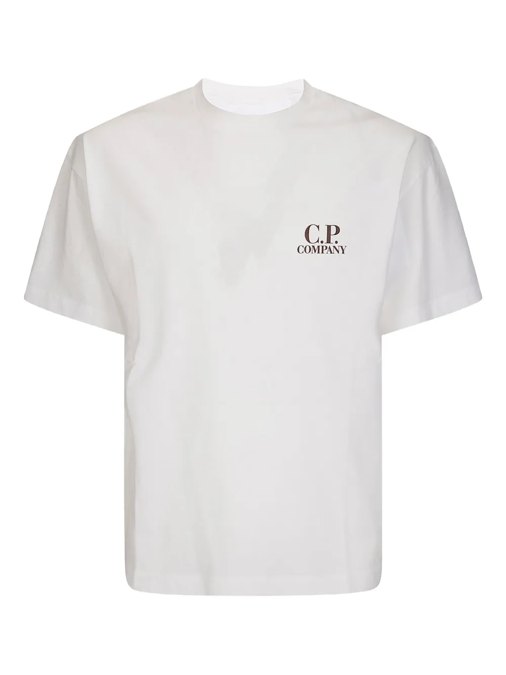 C.P. Company logo-print short-sleeve T-shirt Wit