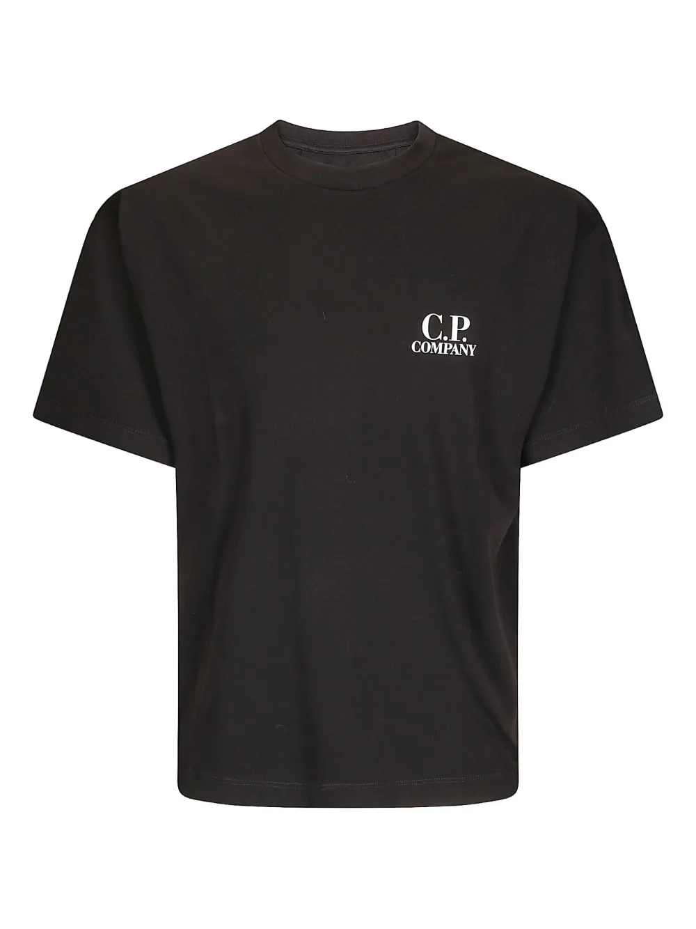 C.P. Company logo-print short-sleeve T-shirt Zwart
