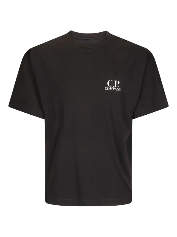 C.P. Company ロゴ Tシャツ | ブラック | FARFETCH JP