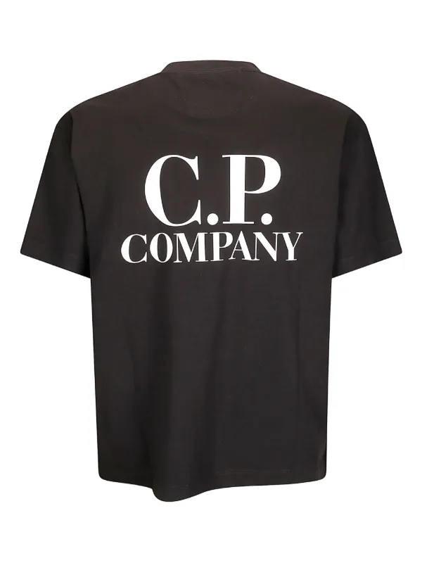 C.P. Company ロゴ Tシャツ | ブラック | FARFETCH JP