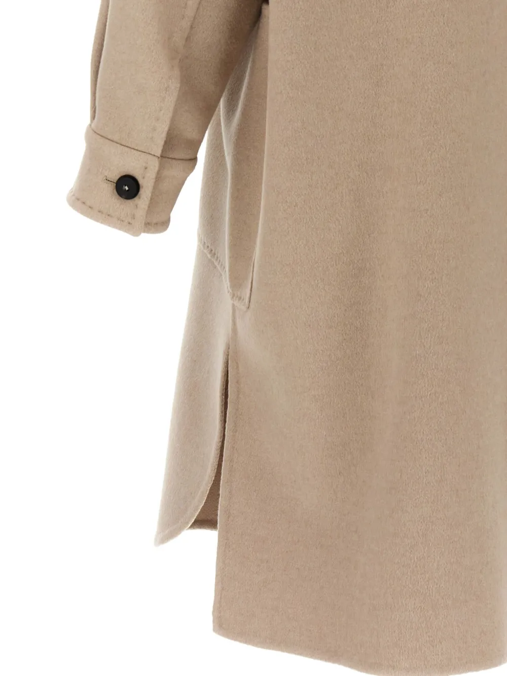 Max Mara cashmere chemise coat Beige