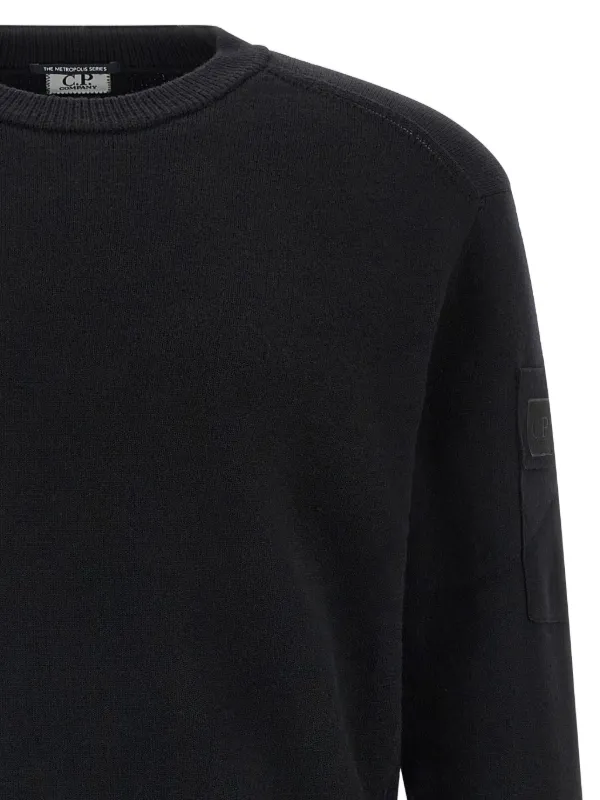 C.P. Company クルーネック セーター | ブラック | FARFETCH JP