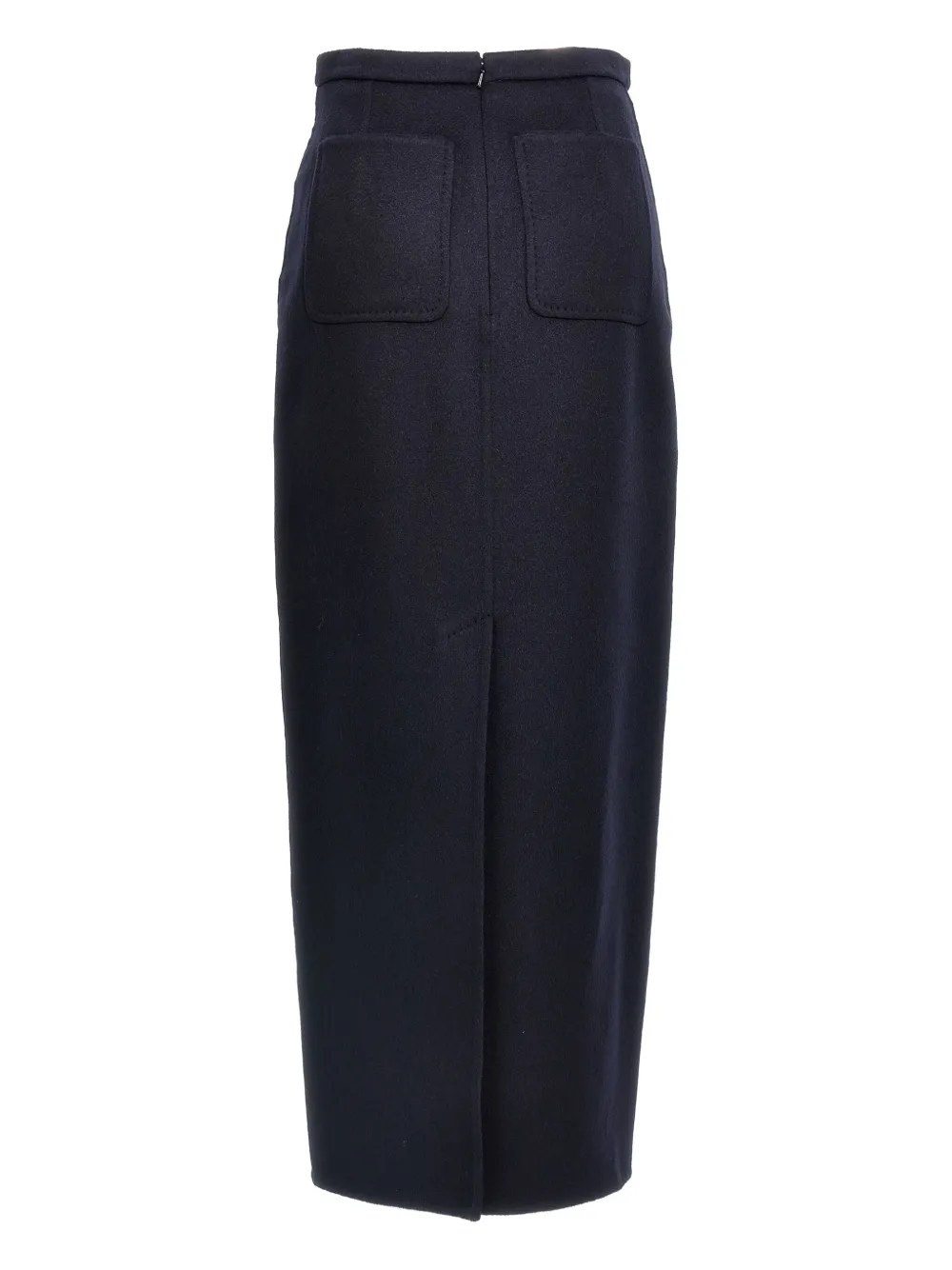Max Mara patch-pocket midi skirt - Blauw