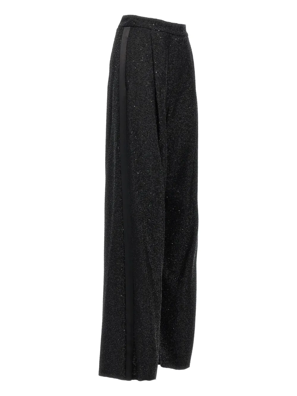 Max Mara sequin-appliqué trousers - Zwart
