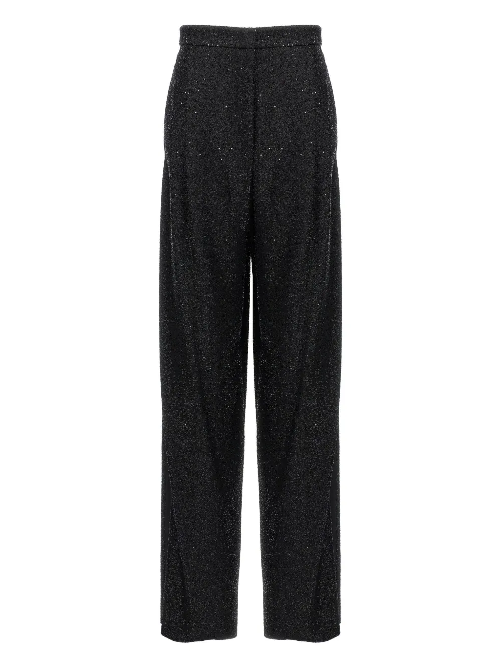 sequin-appliqué trousers