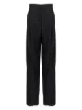 Max Mara sequin-appliqué trousers - Black