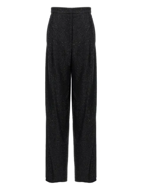 Max Mara sequin-appliqué trousers