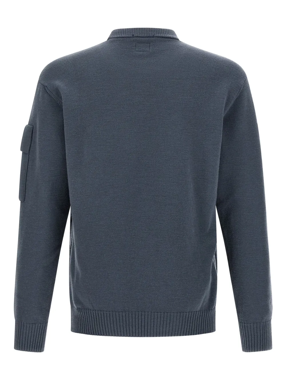 C.P. Company patch-pocket crewneck sweater Blauw