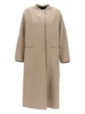 Max Mara patch-pocket cashmere coat - Neutrals