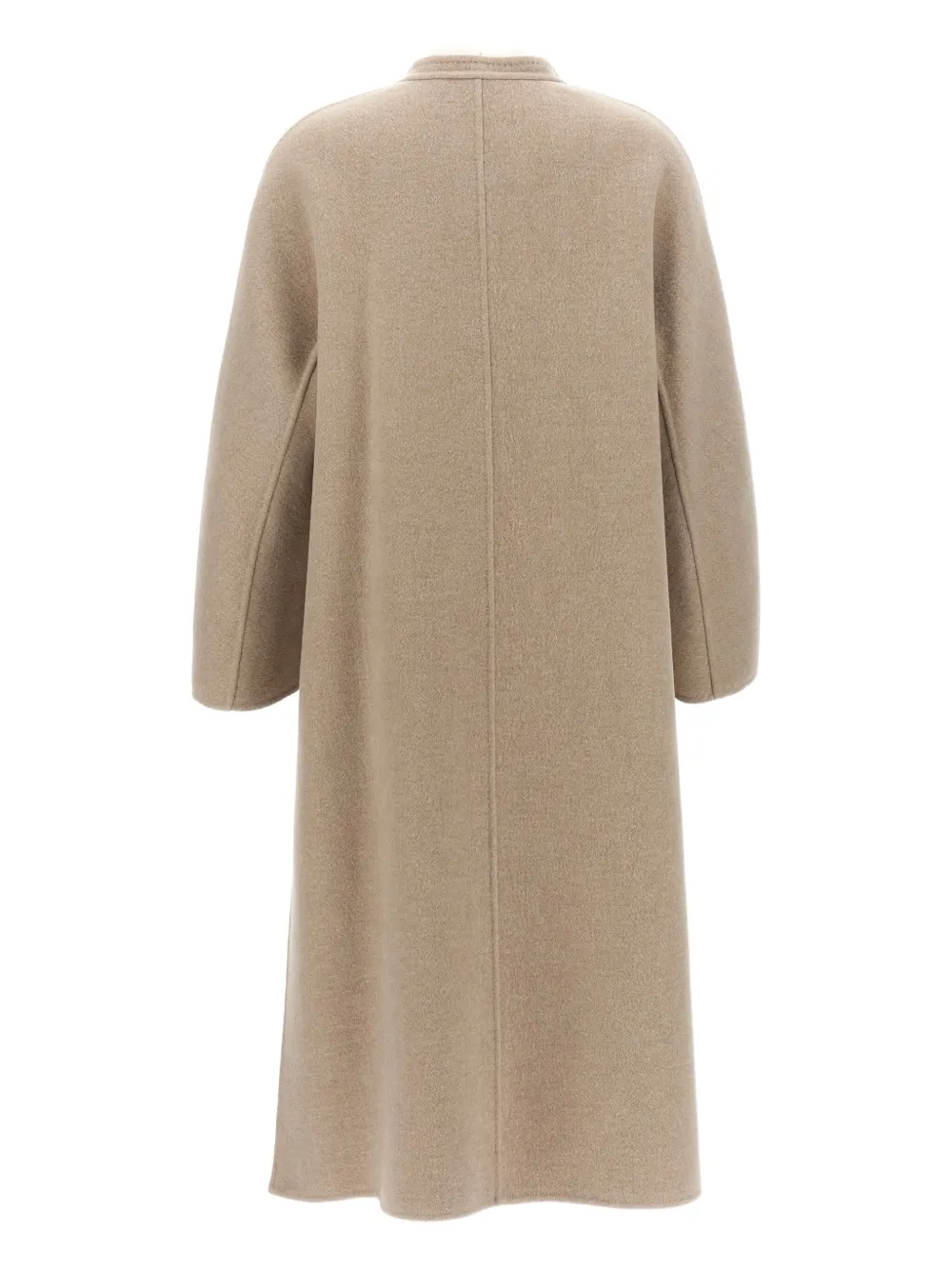 Max Mara patch-pocket cashmere coat Beige