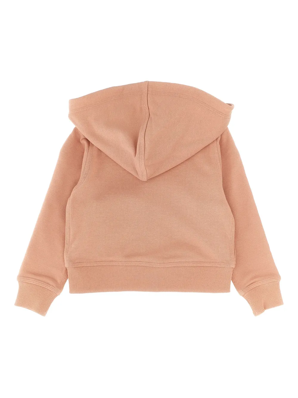 Burberry Kids Equestrian-Knight geruite hoodie Roze