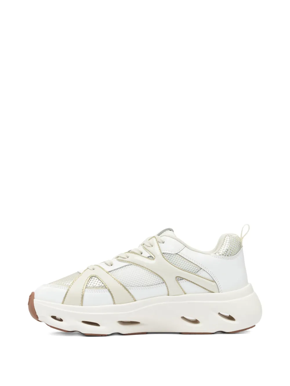 PINKO lace-up logo-detail sneakers White