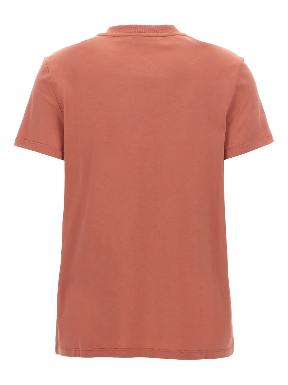 Max Mara logo-embroidered T-shirt Oranje