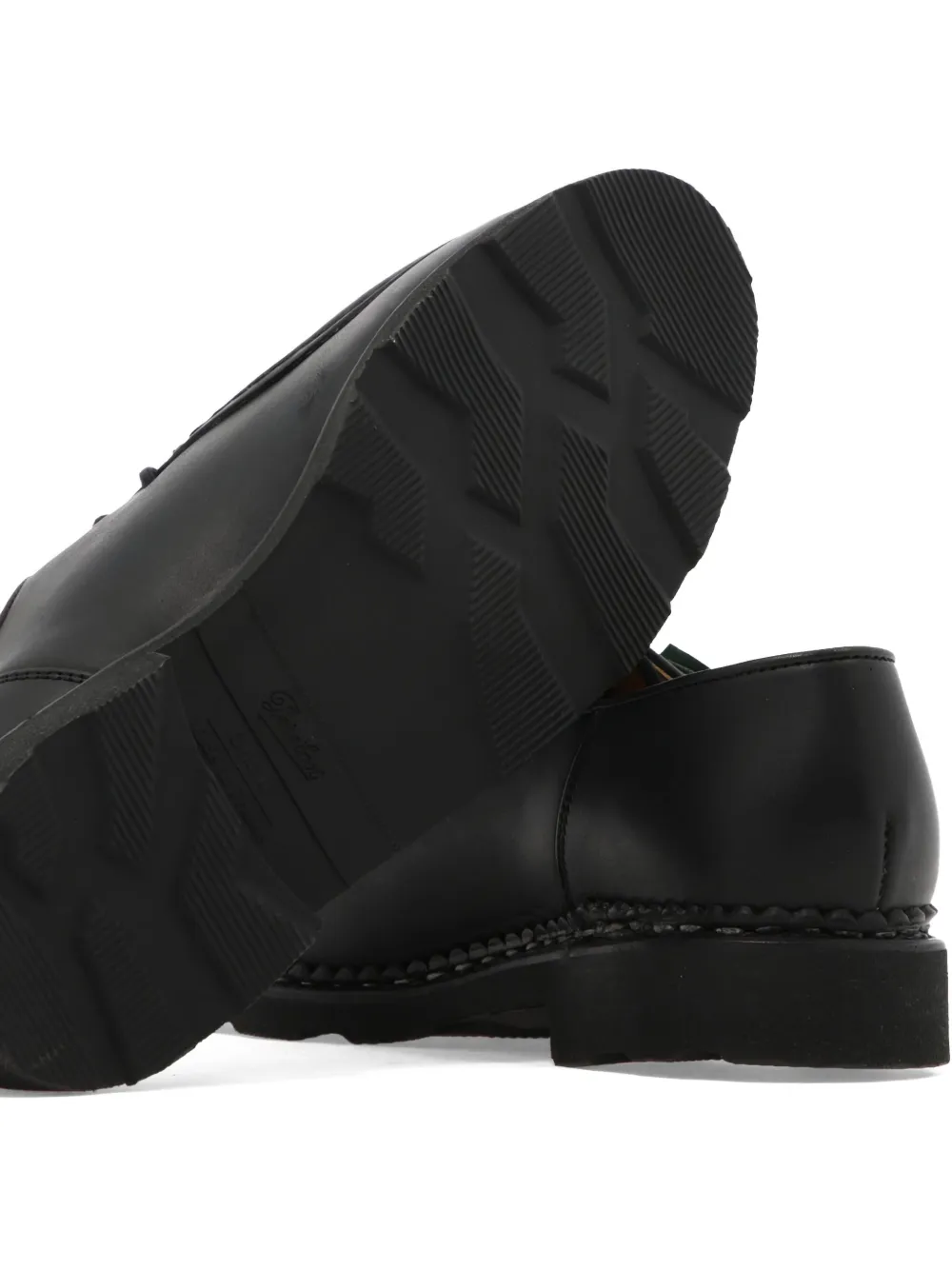 Paraboot Michael leather lace-up derbies Black