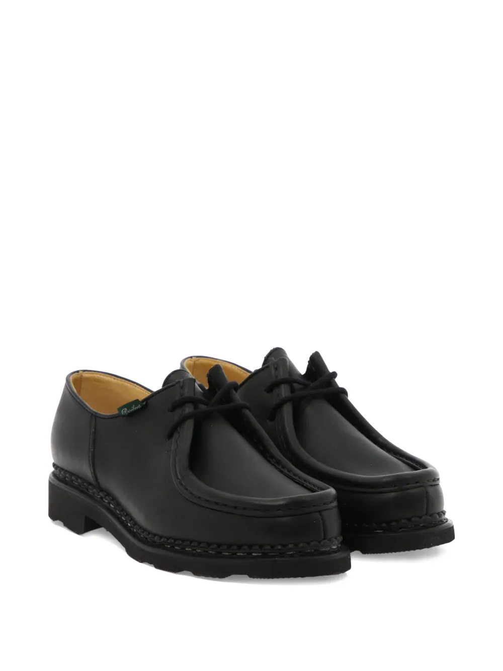 Paraboot Michael leather lace-up derbies Black