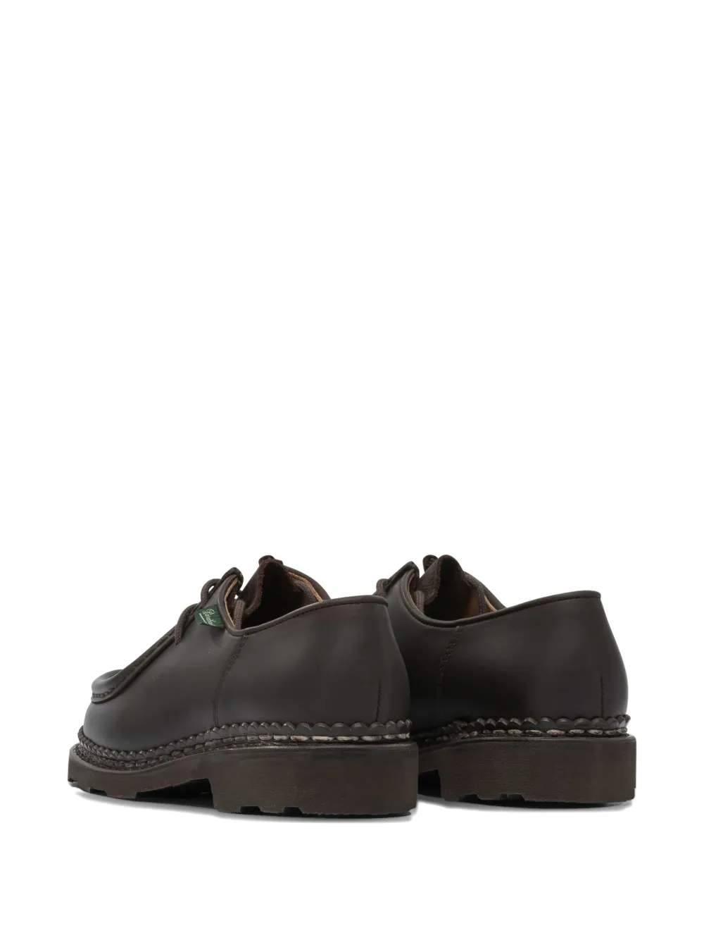 Paraboot leather lace-up loafers Brown