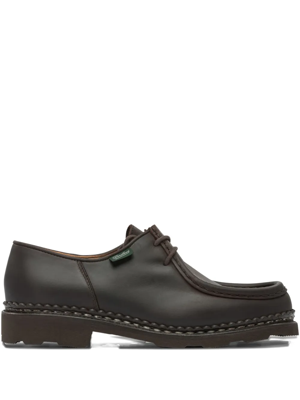 Paraboot leather lace-up loafers Brown