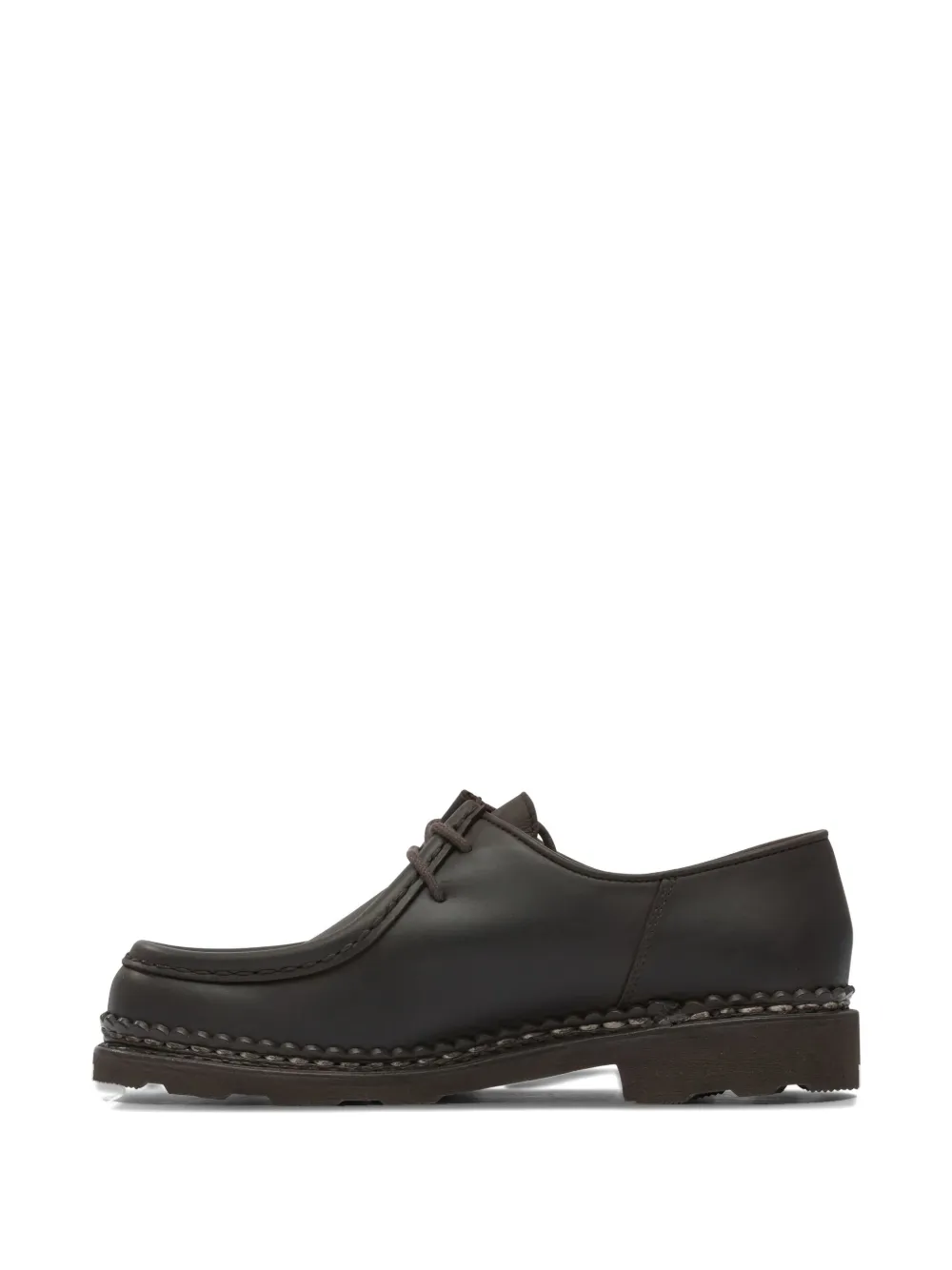 Paraboot leather lace-up loafers Brown