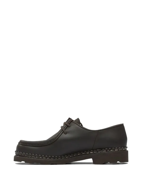 Paraboot Leather lace-up Loafers | Brown | FARFETCH