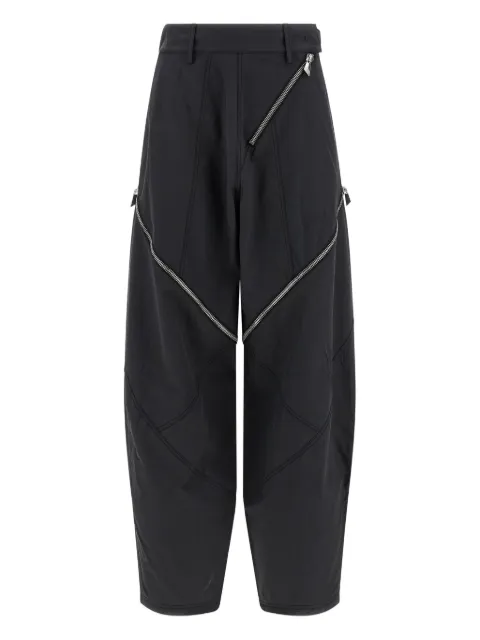 The Attico Pantaloni affusolati con zip