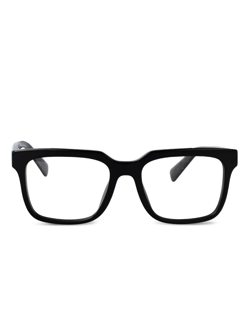Dolce & Gabbana Eyewear acetate rectangle glasses Zwart
