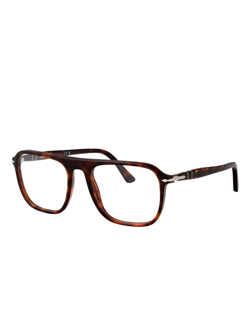 Persol Jacques rectangle glasses Bruin