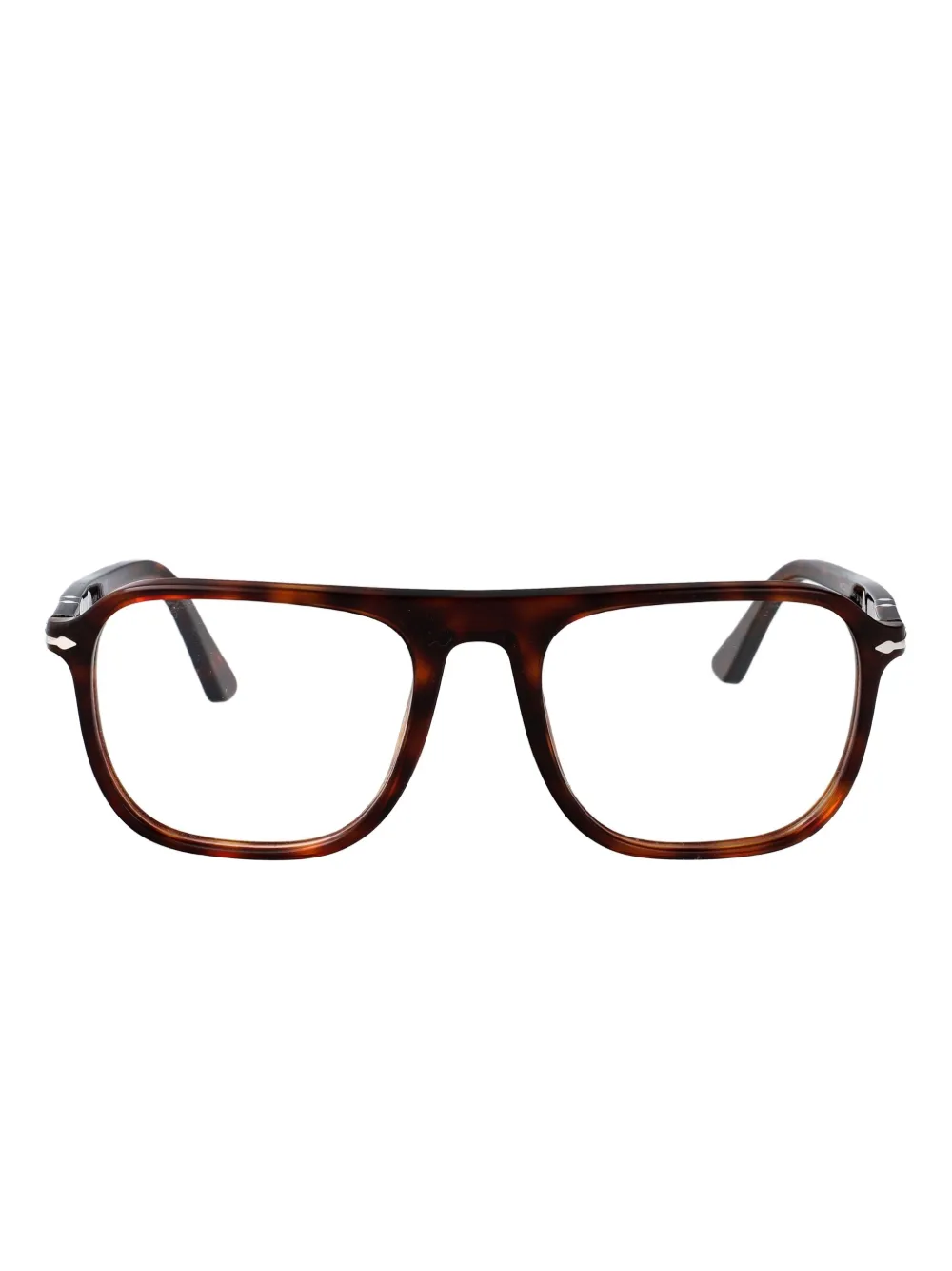 Persol Jacques rectangle glasses Bruin