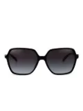Michael Kors geometric-frame sunglasses - Black